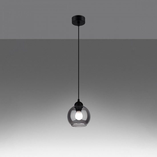 Pendant lamp ALINO 1 black