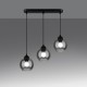 Pendant lamp ALINO 3 black