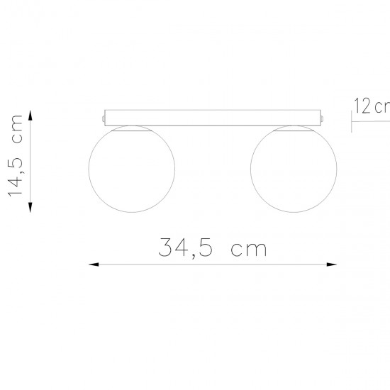 Ceiling lamp YOLI 2 white