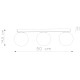 Ceiling lamp YOLI 3 white