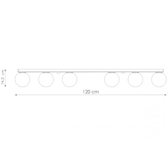 Ceiling lamp YOLI 6 white