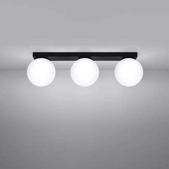 Ceiling lamp YOLI 3 black
