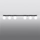 Ceiling lamp YOLI 6 black