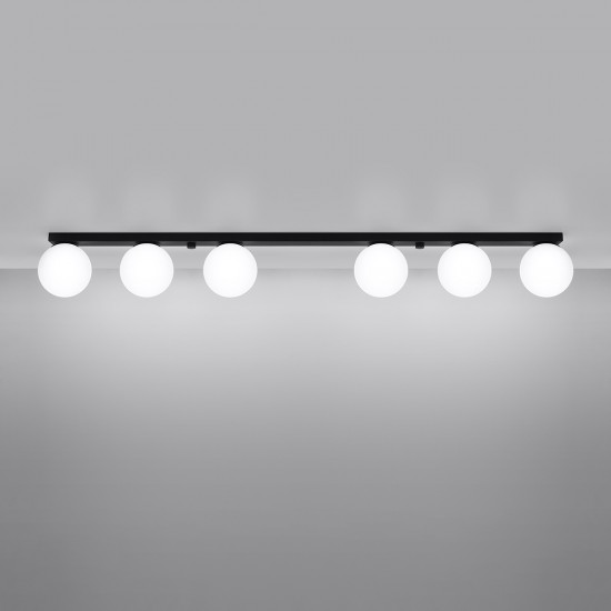 Ceiling lamp YOLI 6 black