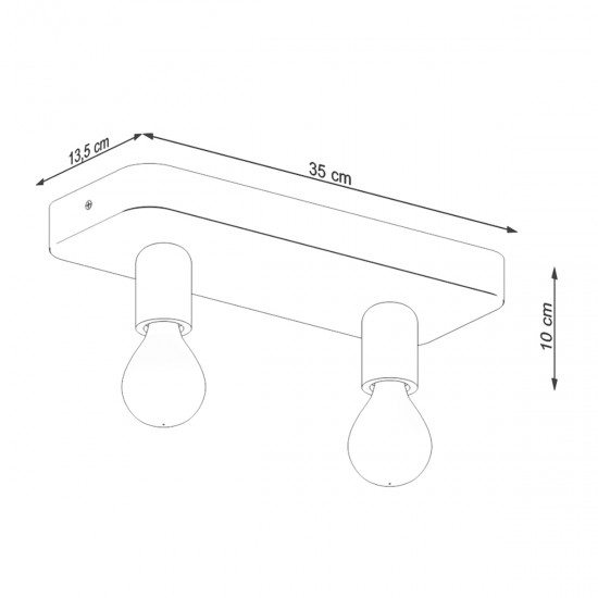 Ceiling lamp TAVO 2