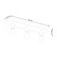 Ceiling lamp TAVO 3