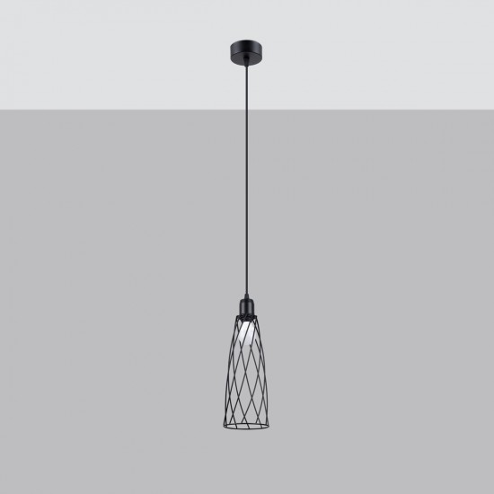 Pendant lamp SUBA 1 black
