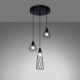Pendant lamp SUBA 3P black