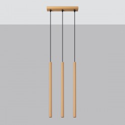 Pendant lamp PASTELO 3L gold