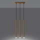 Pendant lamp PASTELO 3L gold