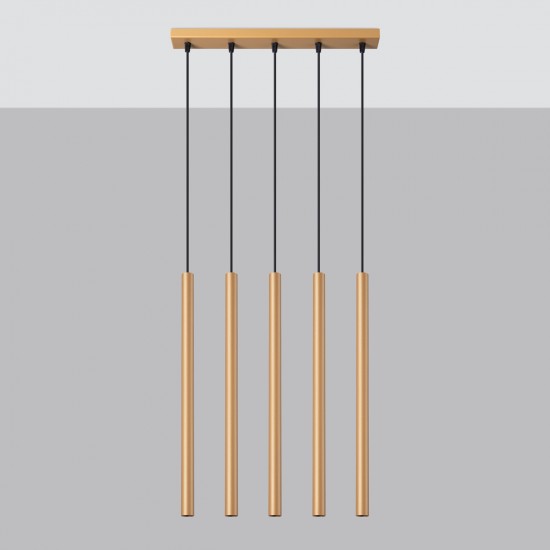 Pendant lamp PASTELO 5L  gold