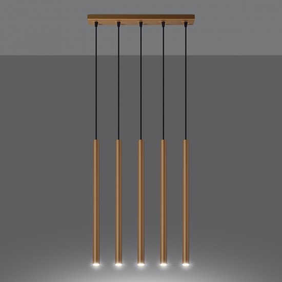 Pendant lamp PASTELO 5L  gold