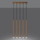 Pendant lamp PASTELO 5L  gold