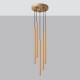 Pendant lamp PASTELO 5P gold