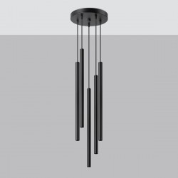 Pendant lamp PASTELO 5P black