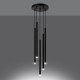 Pendant lamp PASTELO 5P black
