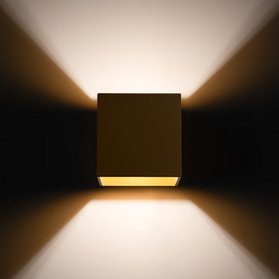 Wall lamp QUAD 1 gold