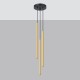 Pendant lamp PASTELO 3P polished gold