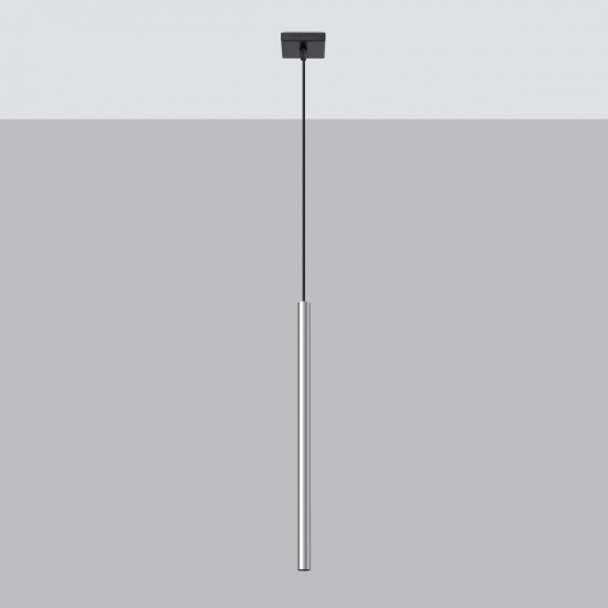 Pendant lamp PASTELO 1 chrome