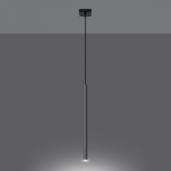Pendant lamp PASTELO 1 chrome