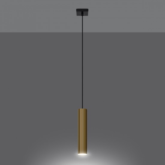 Pendant lamp LAGOS 1 polished gold