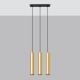 Pendant lamp LAGOS 3 polished gold