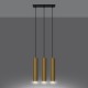 Pendant lamp LAGOS 3 polished gold
