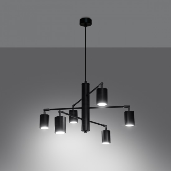 Chandelier LEMMI 6 black