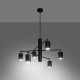 Chandelier LEMMI 6 black