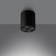Ceiling lamp ZOE black LED