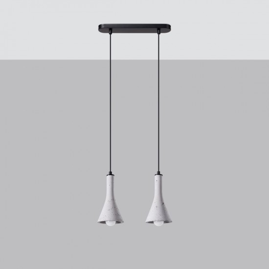 Pendant lamp REA 2 concrete