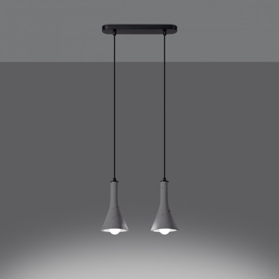 Pendant lamp REA 2 concrete
