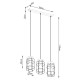 Pendant lamp GOTTO 3L