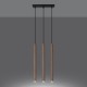 Pendant lamp PASTELO 3L wood