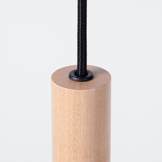 Pendant lamp PASTELO 3L wood