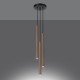 Pendant lamp PASTELO 3P wood