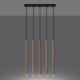 Pendant lamp PASTELO 5L wood