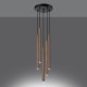Pendant lamp PASTELO 5P wood