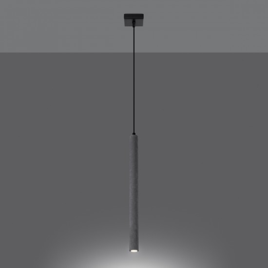 Pendant lamp PASTELO 1 concrete
