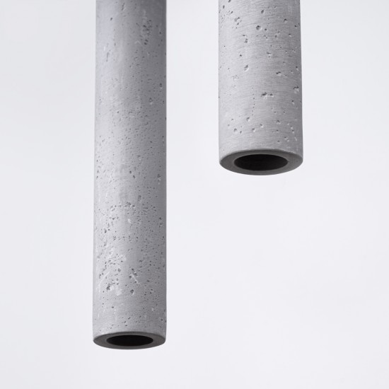 Pendant lamp PASTELO 3P concrete