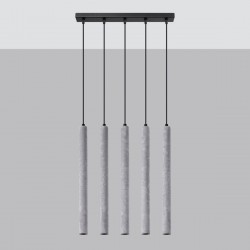 Pendant lamp PASTELO 5L concrete