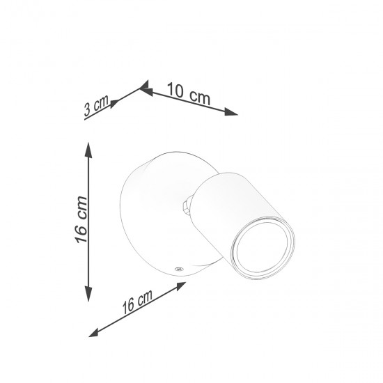 Wall lamp VERDO white