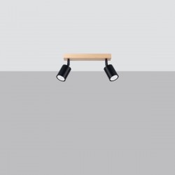 Ceiling lamp VERDO 2 black