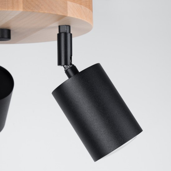 Ceiling lamp VERDO 3P black