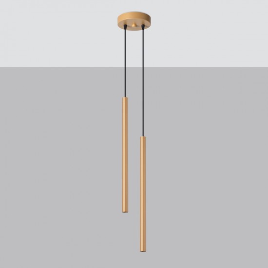 Pendant lamp PASTELO 2 gold