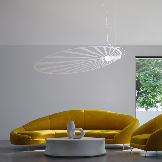 Pendant lamp LEHDET white