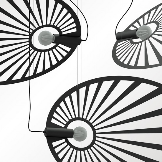 Pendant lamp LEHDET black