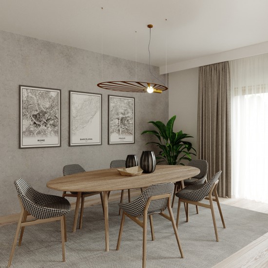 Pendant lamp LEHDET golden