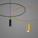 Pendant lamp HOLAR 1 black