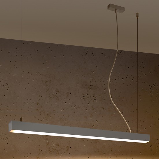 Pendant lamp PINNE 90 grey